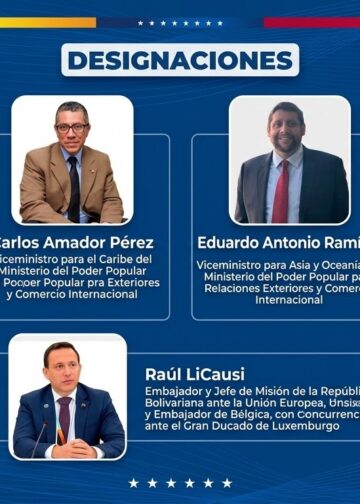 Presidenta Delcy Rodríguez anunció nuevas designaciones en áreas estratégicas para fortalecer la proyección internacional de Venezuela