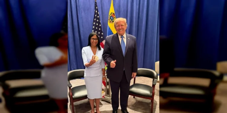 Presidenta Delcy Rodríguez tras reunión con Donald Trump en Nueva York: Estamos llamados a encauzar la relación a través del diálogo