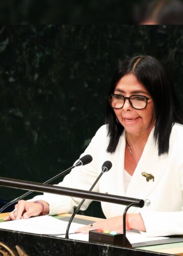«Vengo a asumir una responsabilidad histórica»: presidenta Delcy Rodríguez ante la ONU