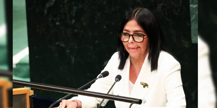 «Vengo a asumir una responsabilidad histórica»: presidenta Delcy Rodríguez ante la ONU