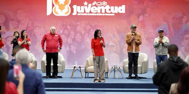 Presidenta Delcy Rodríguez celebra 18 años de la JPSUV con anuncios en materia de formación