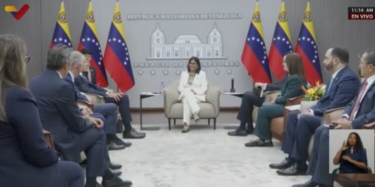 Presidenta Delcy Rodríguez recibe a la directiva global de la italiana Eni para fortalecer la cooperación energética