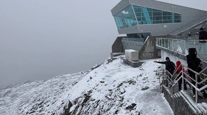 (+Video) ¡Espectáculo en las alturas! Pico Espejo regala una hermosa nevada este domingo #20sep 1 (+Video) ¡Espectáculo en las alturas! Pico Espejo regala una hermosa nevada este domingo #20sep