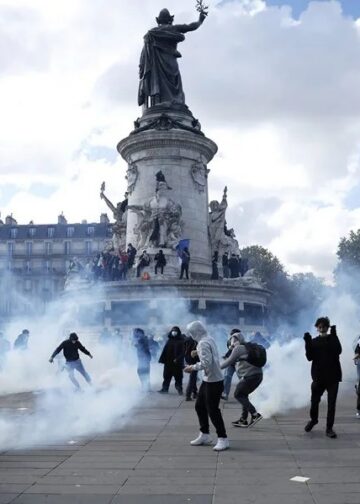 Protestas por mejoras educativas en Francia dejan alrededor de 1.800 detenidos tras represión policial