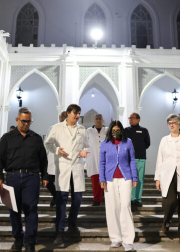 Presidenta Delcy Rodríguez supervisa avances de la rehabilitación integral del Hospital José María Vargas en Caracas