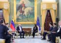 Jefa de Estado recibe cartas credenciales del nuevo embajador de la Unión Europea