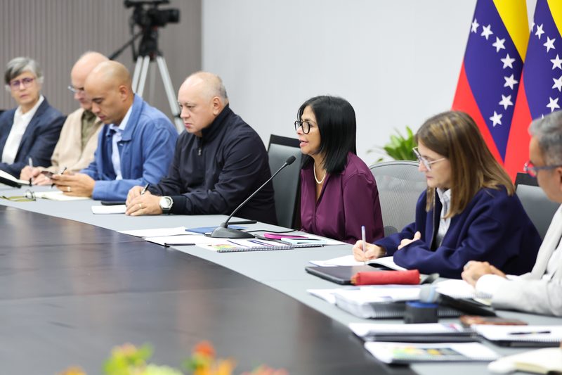 Presidenta Delcy Rodríguez encabeza reunión del Consejo de Vicepresidentes Sectoriales y Ministros 4 JC L1093