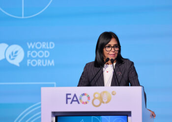 Presidenta Delcy Rodríguez anuncia en la FAO que la subalimentación en Venezuela bajó al 3 %