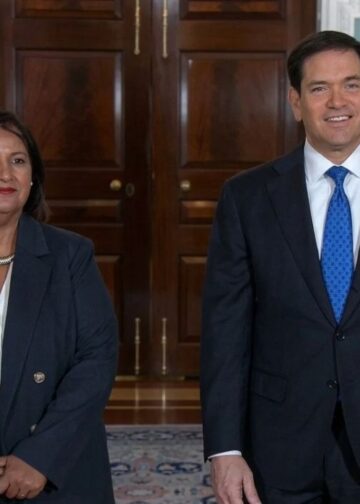 Secretario de Estado de EE.UU, Marco Rubio, y la exdiputada Dinorah Figuera se reunieron en Washington