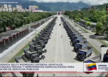 Presidenta Rodríguez entrega el Equipo Renace: 244 unidades para atender los servicios públicos en todo el país