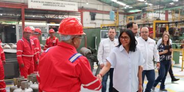 «Este es el modelo económico y de servicios que queremos para Venezuela»: Presidenta de la República durante inspección a la Planta de Cilindros de Gas Comunal Ambrosio Plaza